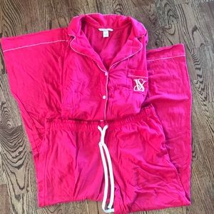 Victoria Secret red flannel pjs